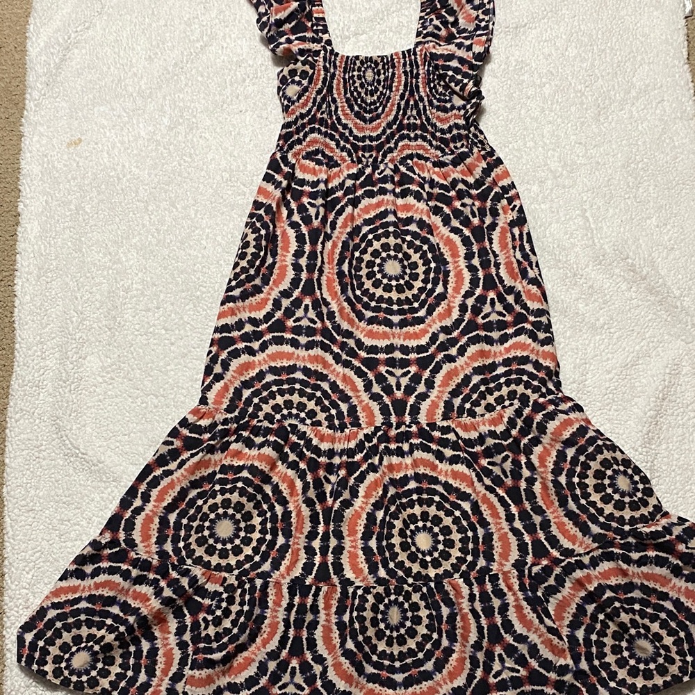 Marie Oliver Sz XSM Elegant Multicolor Patterned Women's sundress wore once
